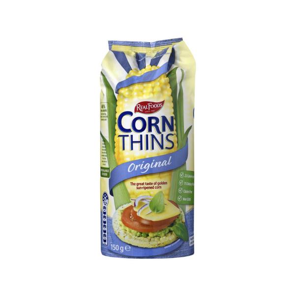 REAL FOODS CORN THINS ORIGINAL