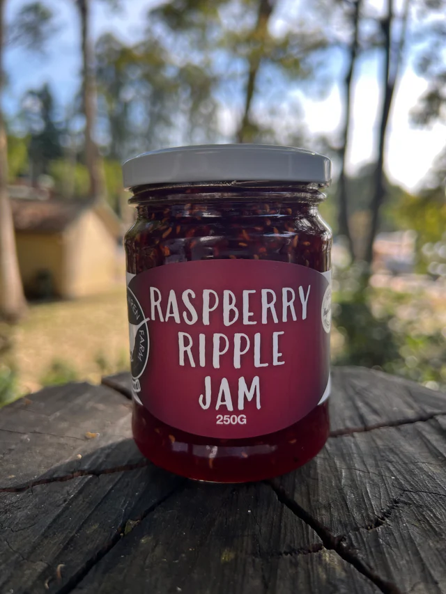 WREN FARM RASPBERRY RIPPLE JAM