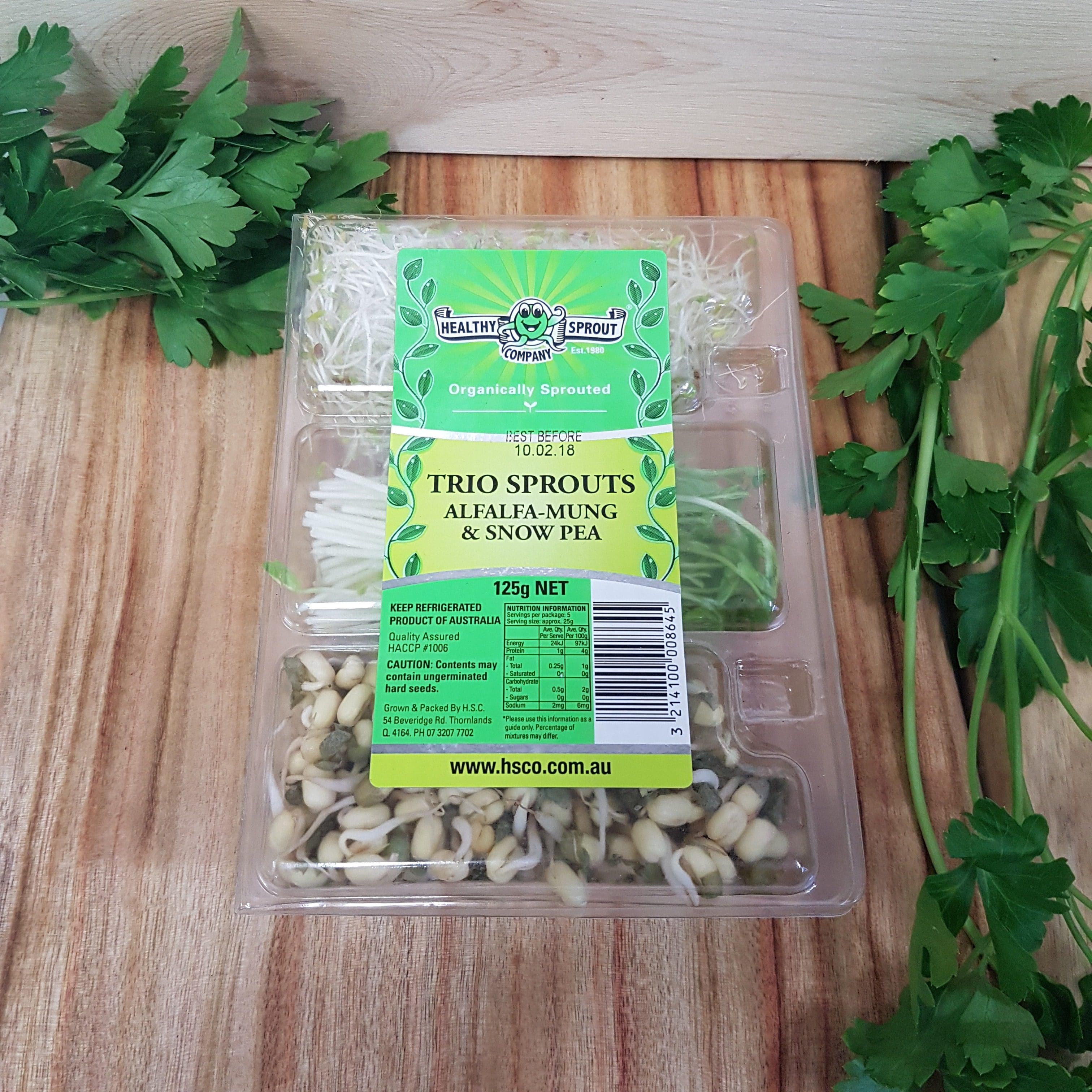 11328 HEALTHY SPROUTS TRIO SPROUTS 125 GRAMS - Groceries Brisbane - Zone Fresh Gourmet Market