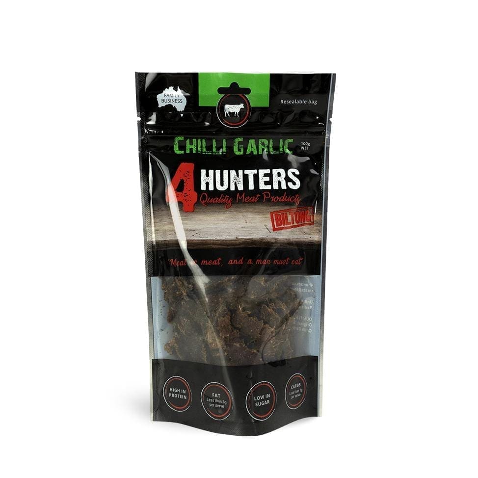 4HUNTERS BILTONG CHILLI GARLIC