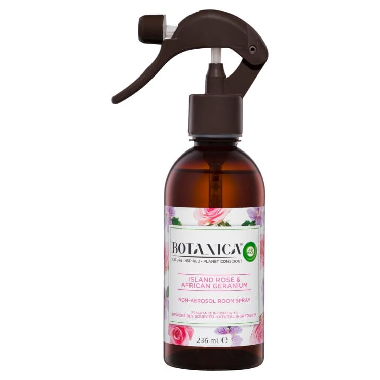 BOTANICA ISLAND ROSE & AFRICAN GERANIUM ROOM SPRAY