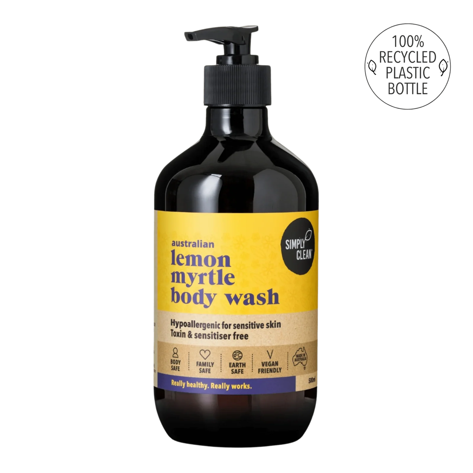 SIMPLY CLEAN LEMON MYRTLE BODY WASH