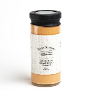 Finn's Kitchen Original Seafood Sauce gluten free 220g jar from Hunter Valley Australia