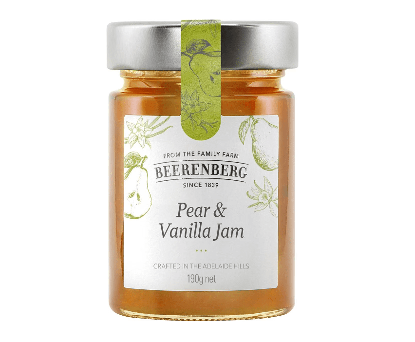 BEERENBERG PEAR AND VANILLA JAM BEERENBERG PEAR AND VANILLA JAM