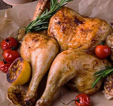 HERB AND GARLIC BUTTERFLY CHICKEN