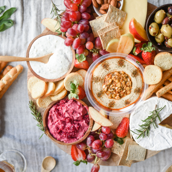 CHEESE AND DIP PLATTER CHEESE AND DIP PLATTER