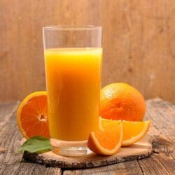 Orange juice shop good for cold