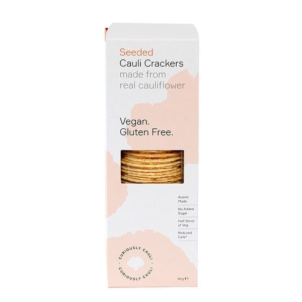 CURIOUSLY CAULI SEEDED CRACKERS