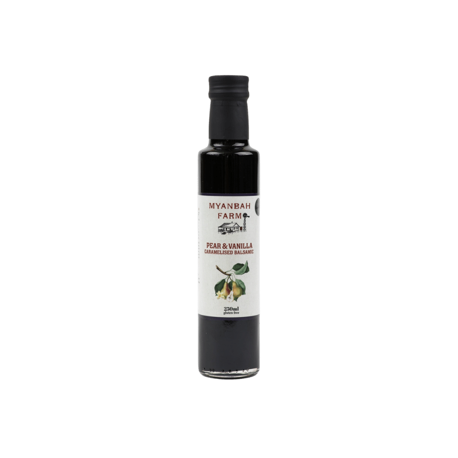 MYANBAH FARM PEAR & VANILLA  CARAMELISED BALSAMIC