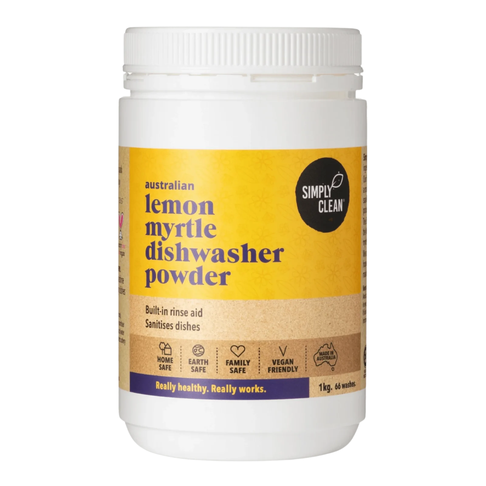 SIMPLY CLEAN LEMON MYRTLE DISHWASHER POWDER