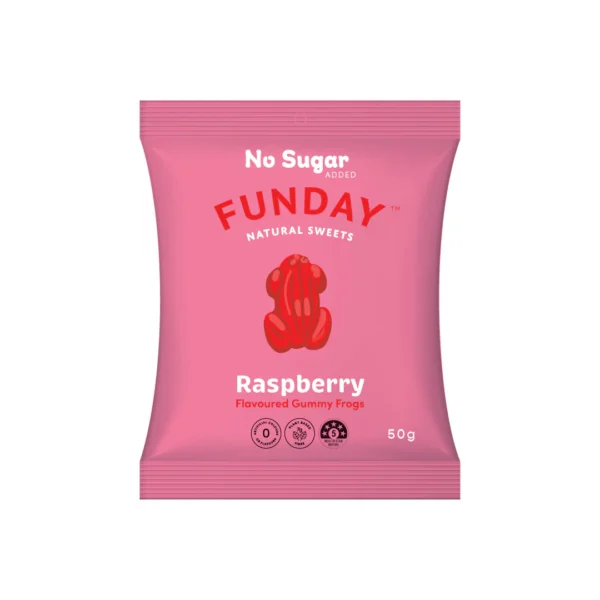 FUNDAY GUMMY FROGS NO SUGAR
