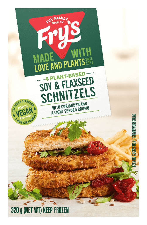 FRY VEGAN  SOY & FLAXSEED SCHNITZELS