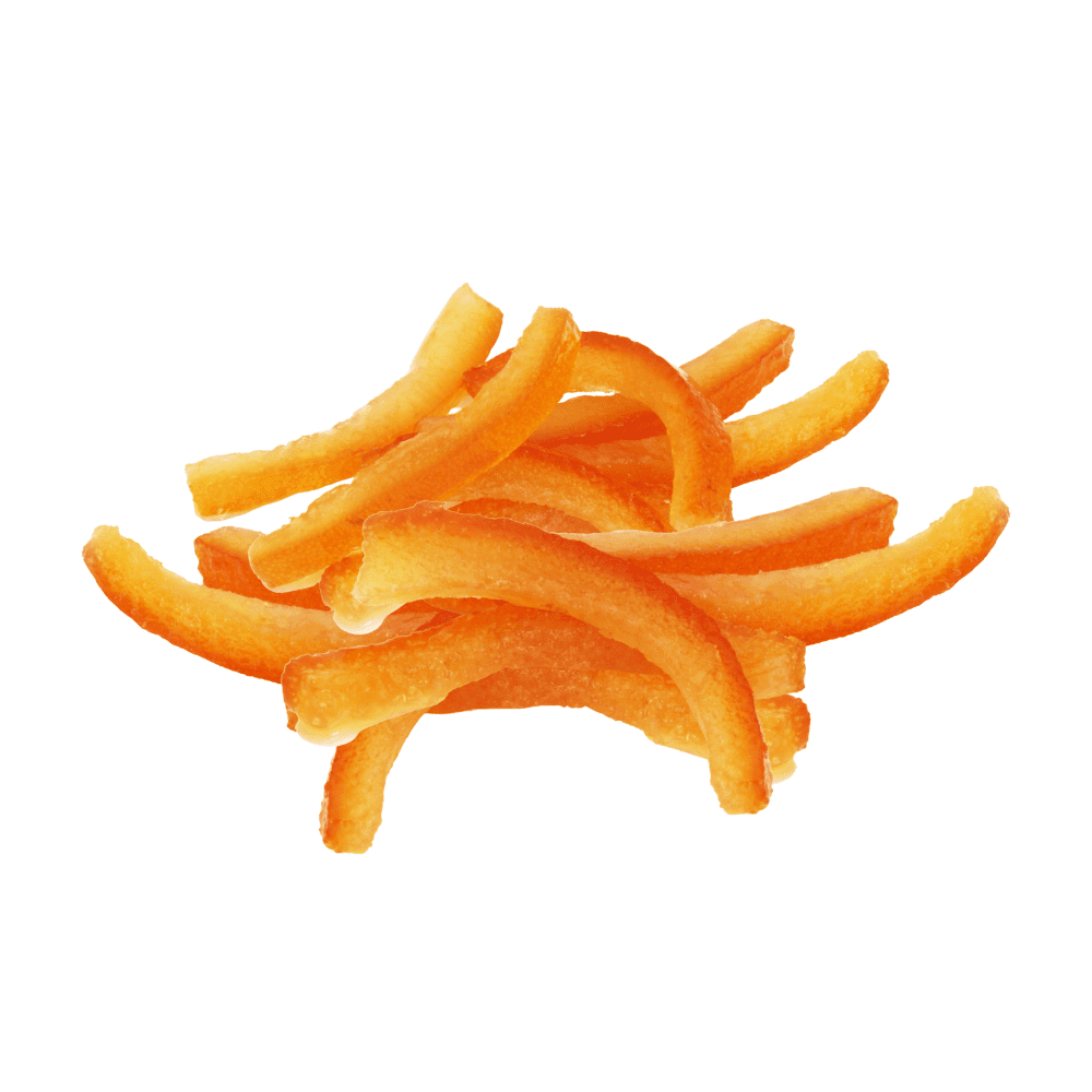 GLACED ORANGE STRIPS GLACED ORANGE STRIPS