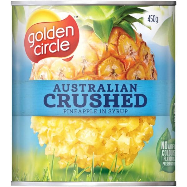 GOLDEN CIRCLE PINEAPPLE CRUSHED IN SYRUP GOLDEN CIRCLE PINEAPPLE CRUSHED IN SYRUP