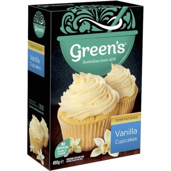 Greens Vanilla Cupcake Mix Ingredients