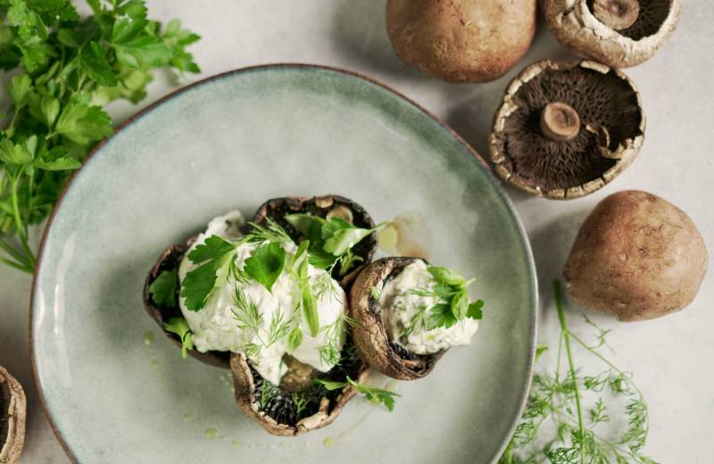 Grilled Mushroom Breakfast - Zone Fresh