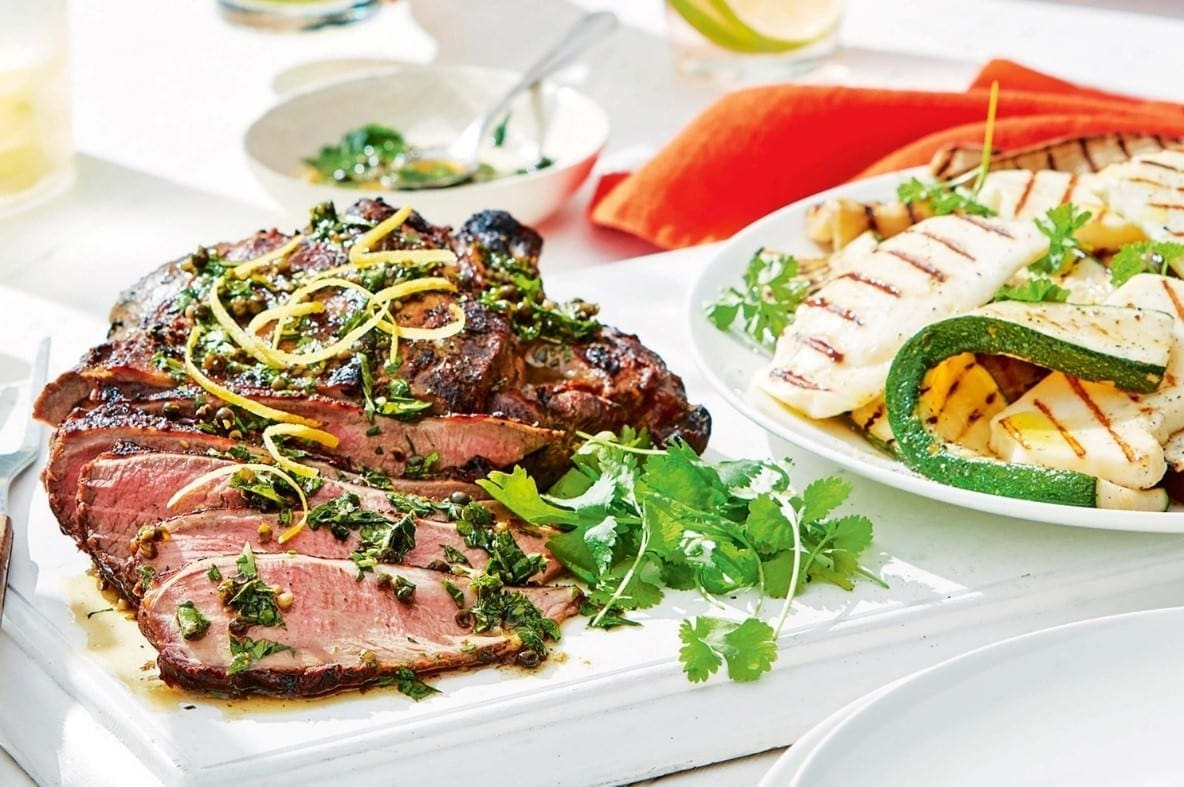 LAMB LEGS BUTTERFLY MARINATED GREEK STYLE