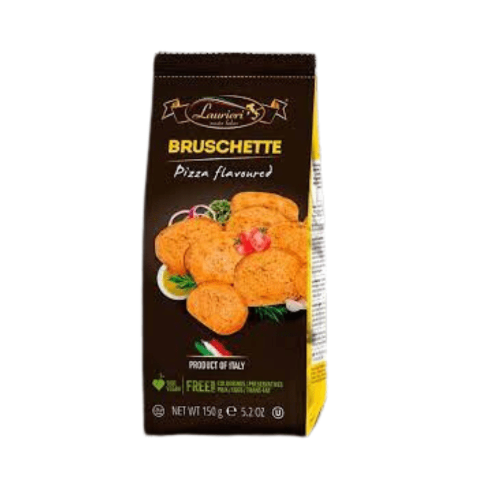 LAURIERI BRUSCHETTE PIZZA FLOVOURED LAURIERI BRUSCHETTE PIZZA FLOVOURED