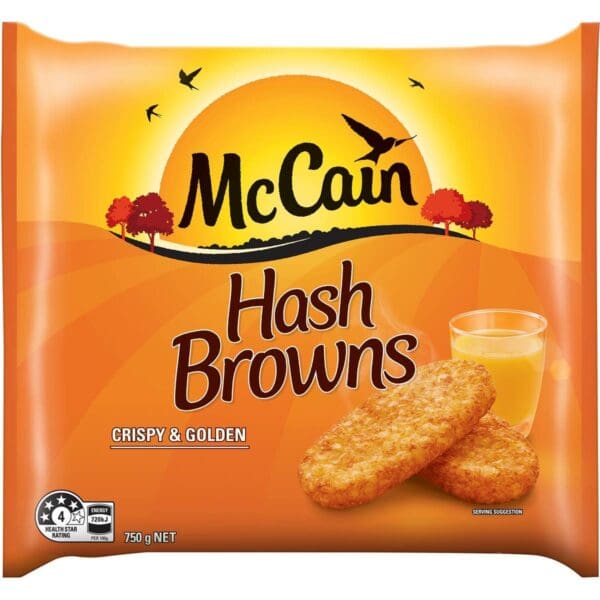 MCCAIN HASH BROWNS Zone Fresh