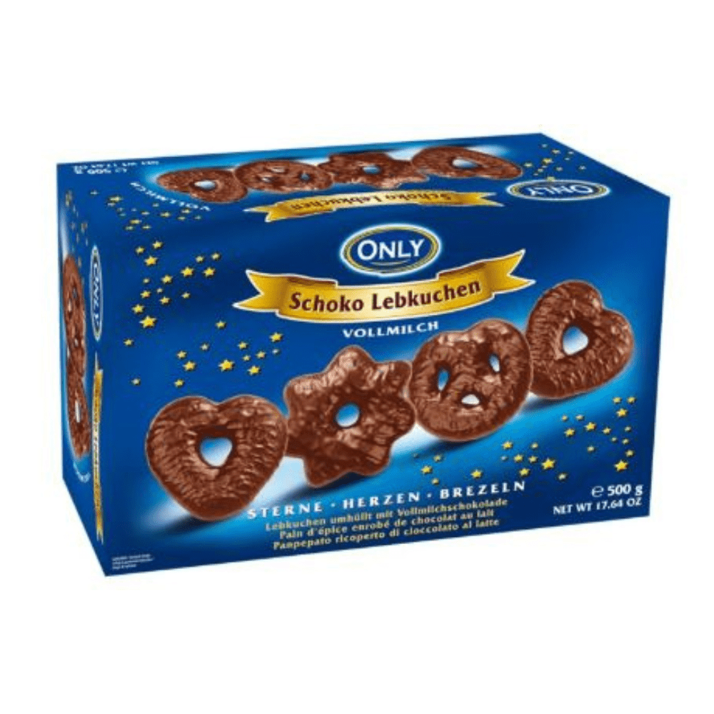 ONLY MILK CHOCOLATE COATED GINGERBREAD ONLY MILK CHOCOLATE COATED GINGERBREAD