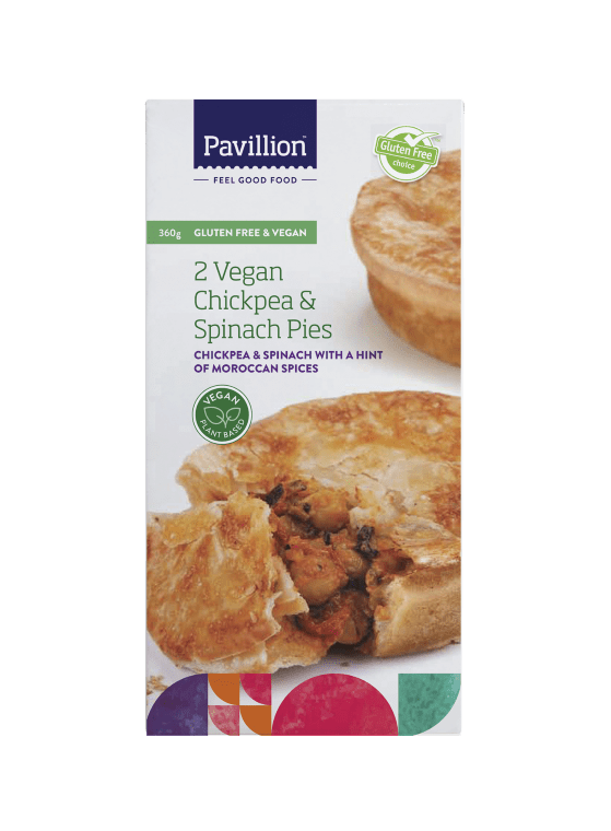 PAVILLION SPINACH AND CHICKPEA PIE