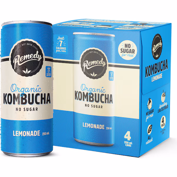 REMEDY ORGANIC KOMBUCHA LEMONADE