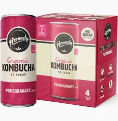 REMEDY ORGANIC KOMBUCHA POMEGRANATE