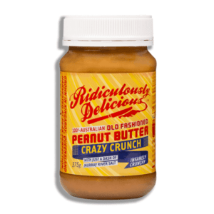 RIDICULOUSLY DELICIOUS CRAZY CRUNCH PEANUT BUTTER