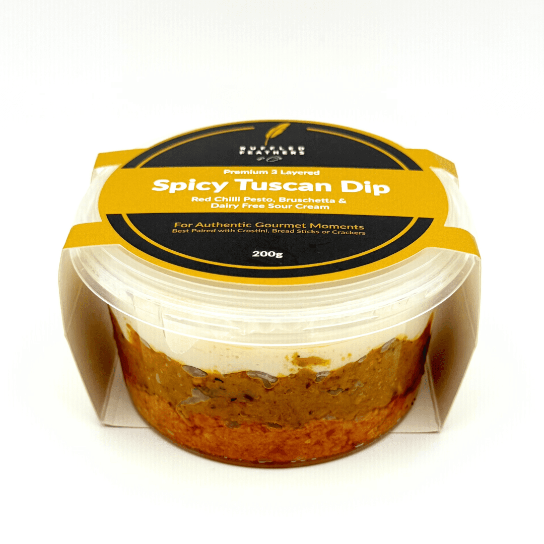 RUFFLED FEATHERS TUSCAN TRIO DIP