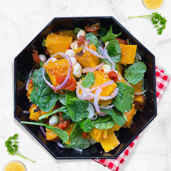 SALAD PUMPKIN AND BOCCONCINI SALAD PUMPKIN AND BOCCONCINI