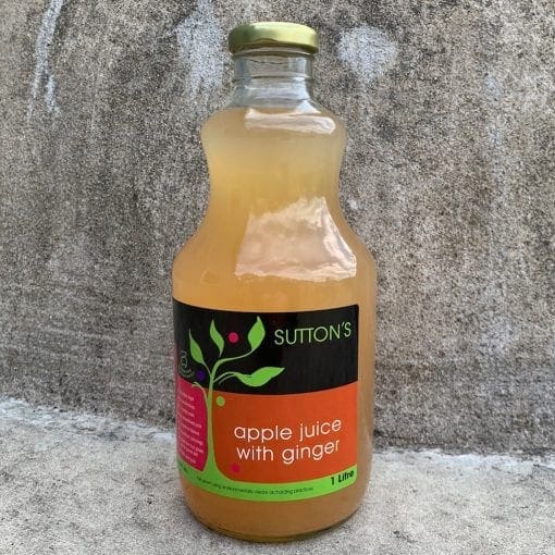 SUTTONS APPLE JUICE WITH GINGER Zone Fresh