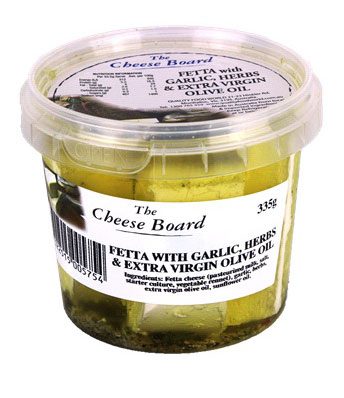 TCB FETA WITH GARLIC HERB AND EXTRA VIRGIN OLIVE OIL