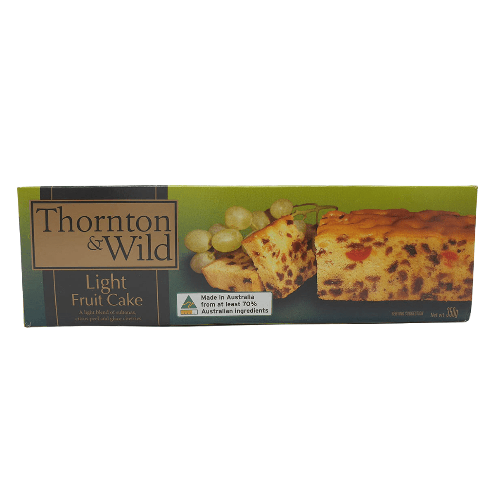 THORNTON & WILD LIGHT FRUIT CAKE THORNTON & WILD LIGHT FRUIT CAKE