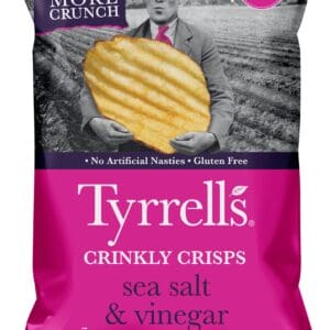 TYRRELL'S CRINKLY CRISPS SEA SALT & VINEGAR