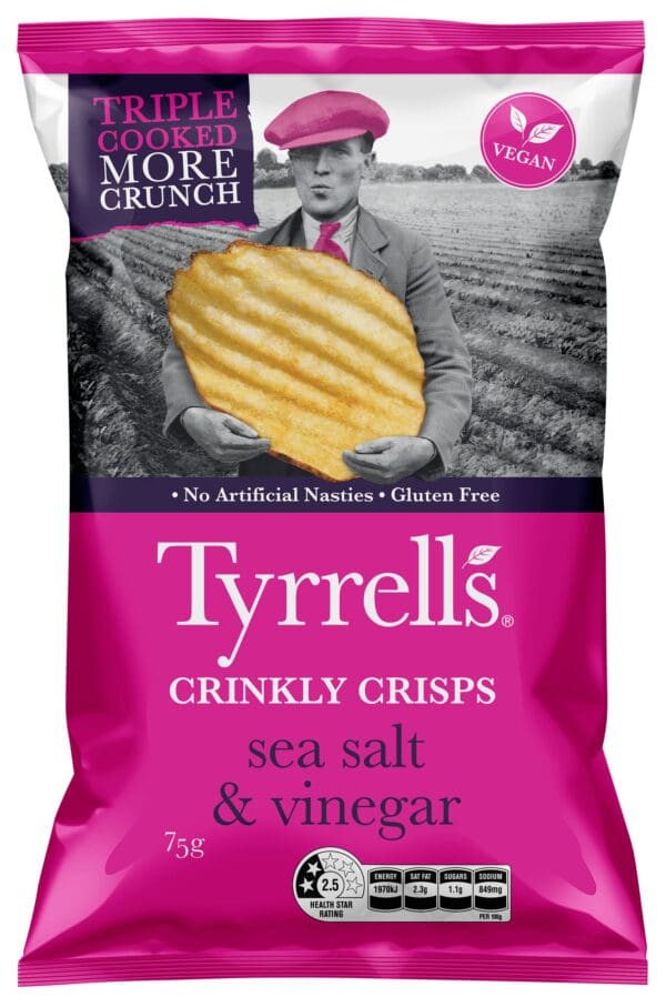 TYRELLS SEA SALT & VINEGAR
