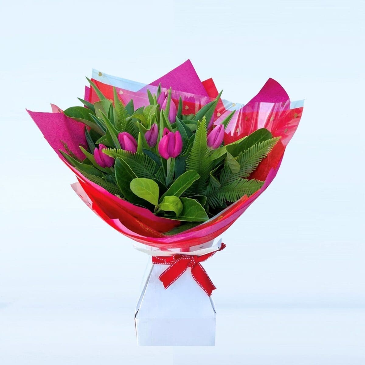 VALENTINES DEEP LOVE TULIP BOUQUET - Zone Fresh