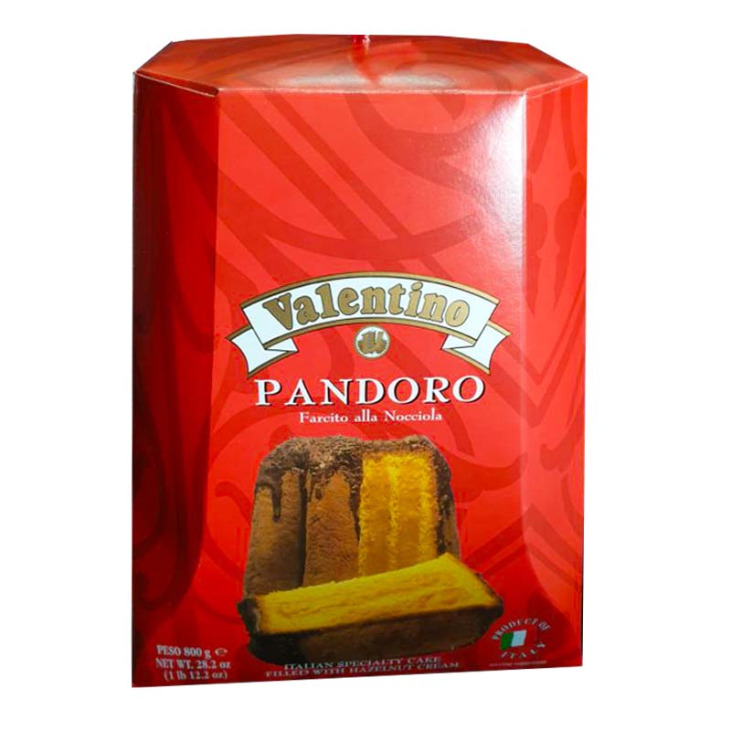 VALENTINO PANDORO FILLED WITH HAZELNUT CREAM