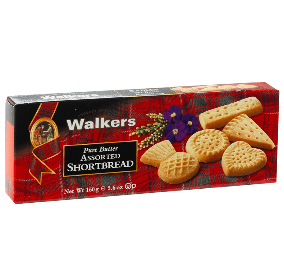 WALKERS PURE BUTTER ASSORTED SHORTBREAD WALKERS PURE BUTTER ASSORTED SHORTBREAD
