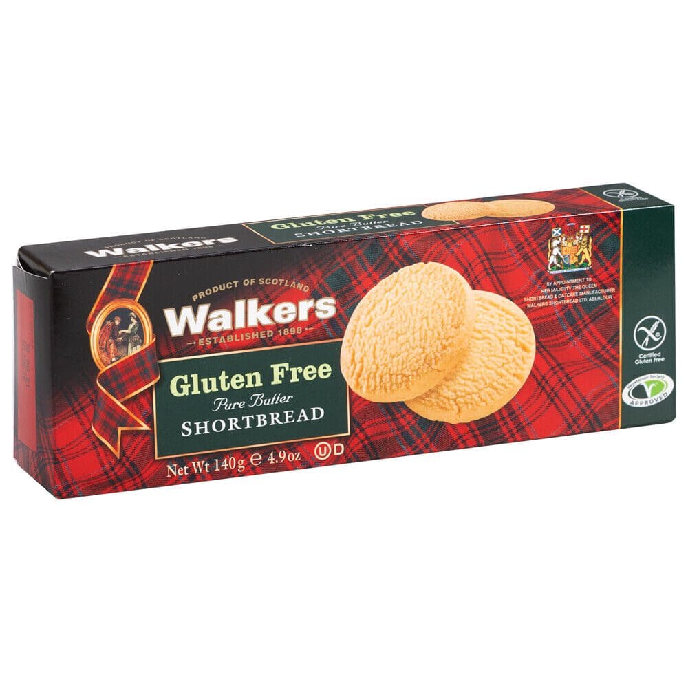 WALKERS PURE BUTTER GLUTEN FREE SHORTBREAD ROUNDS WALKERS PURE BUTTER GLUTEN FREE SHORTBREAD ROUNDS