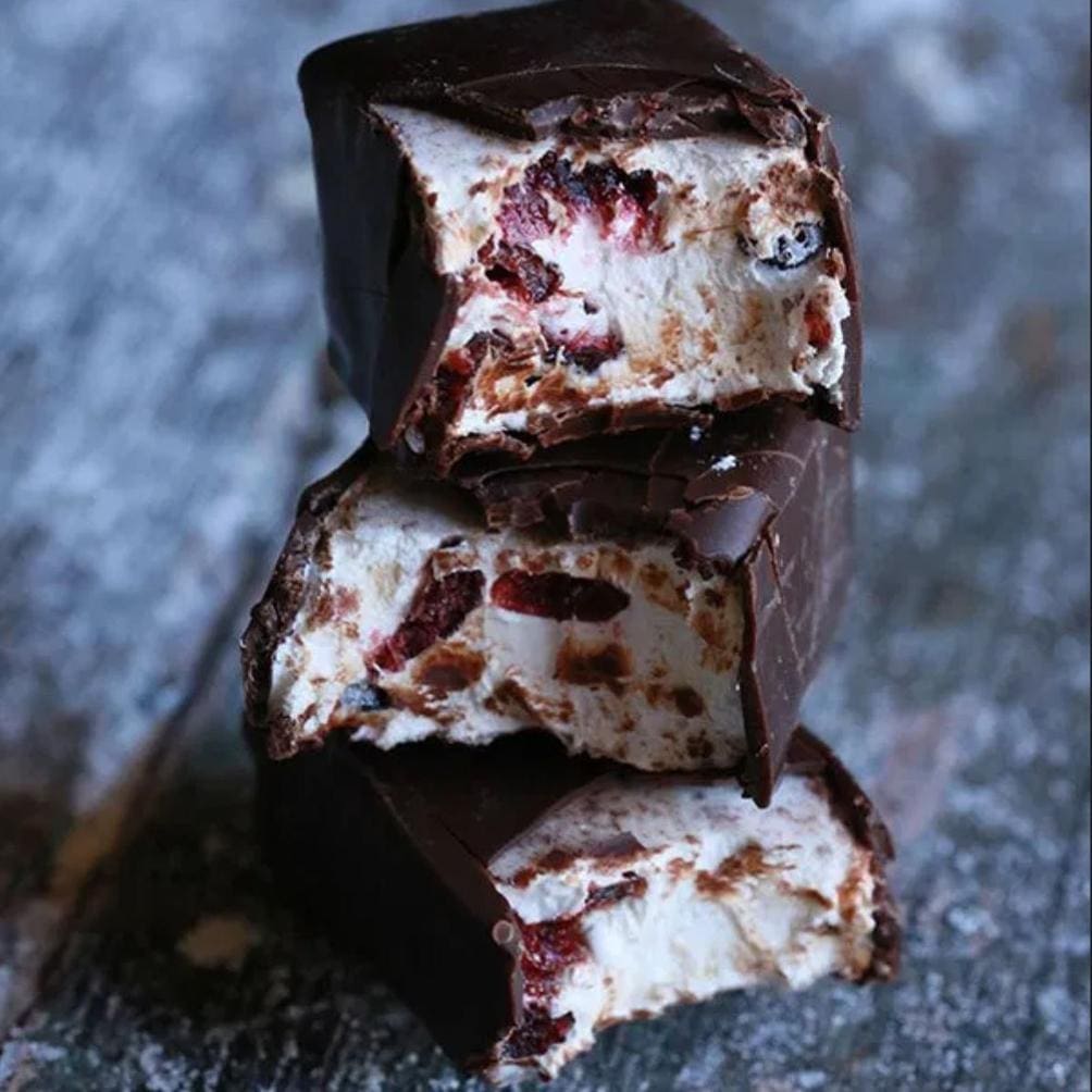 Walters Dark Chocolate & Cranberry Soft Honey Nougat