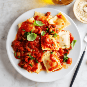 WHY COOK CLASSICS VEAL OSSOBUCO RAVIOLI NAPOLETANA SAUCE