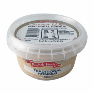 Raybek Foods Gourmet Dips Traditional Hommus, 180g, gluten-free,