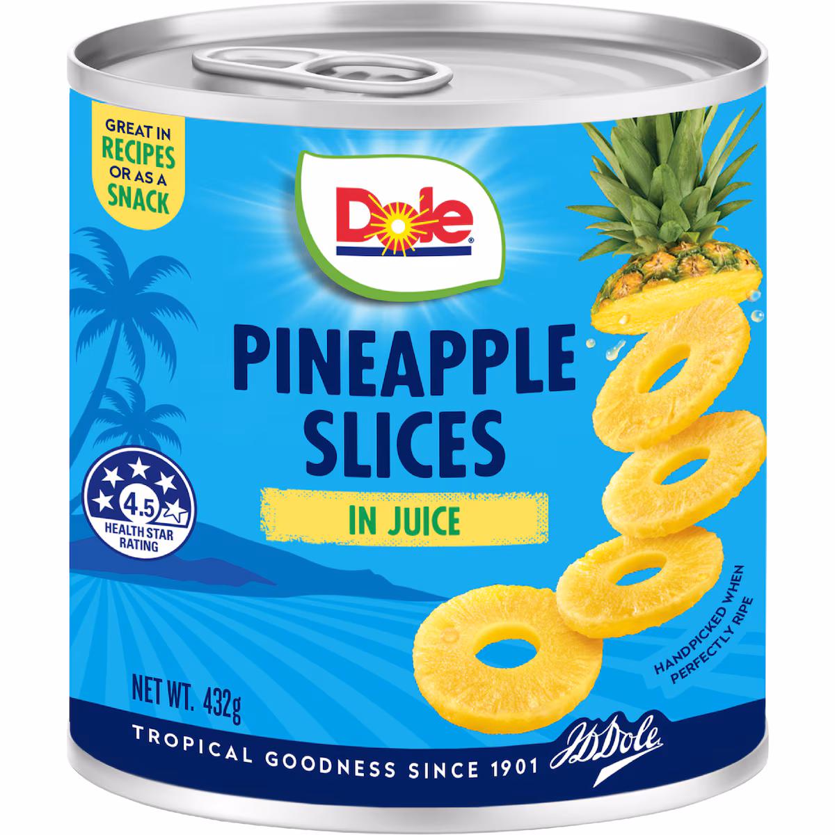 DOLE PINEAPPLE SLICES IN JUICE