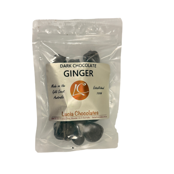 Lucia Chocolate Dark Chocolate Ginger