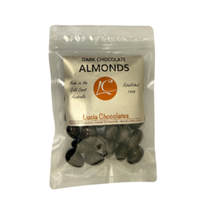 LUCIA DARK CHOCOLATE   ALMOND