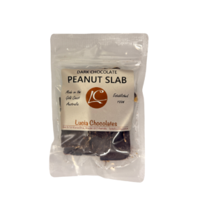 LUCIA DARK CHOCOLATE PEANUT SLAB