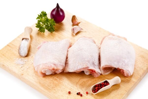 Raw,Chicken,Thighs,On,Cutting,Board CHICKEN THIGH CUTLET